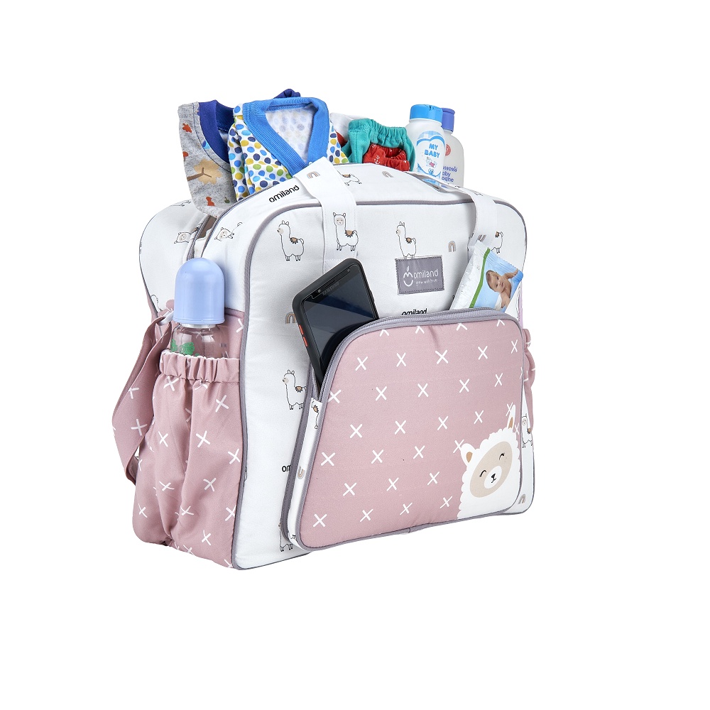 Omiland Tas Bayi Besar Saku Print Alpaca Series - OB 27201-4