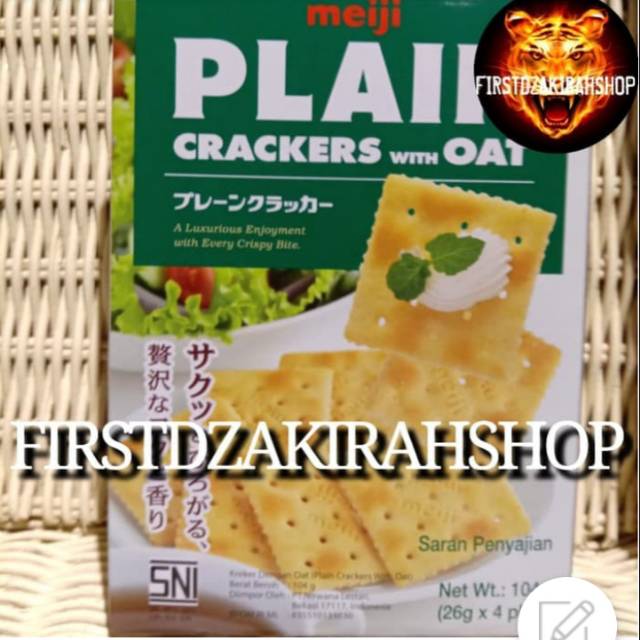 

Meiji plain cracker with oat 140gr