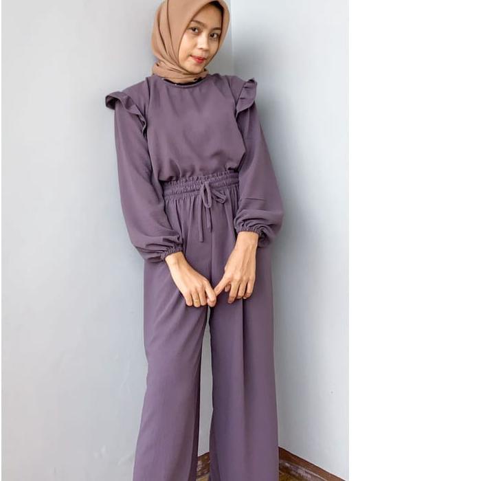 RUBY Set Crinkle Premium - SETELAN RUBY / RUBY SET CRINKLE PREMIUM / SETELAN RUBY CRINKLE POLOS PREM