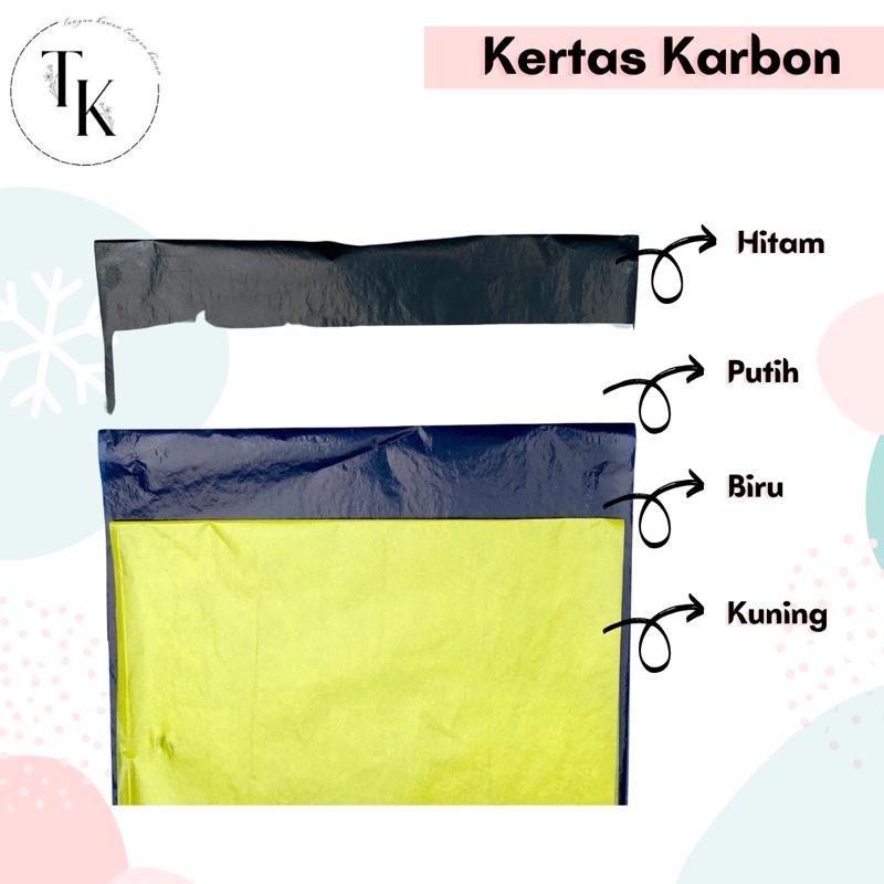 Kertas Karbon / Carbon Paper / Kertas jiplak kain