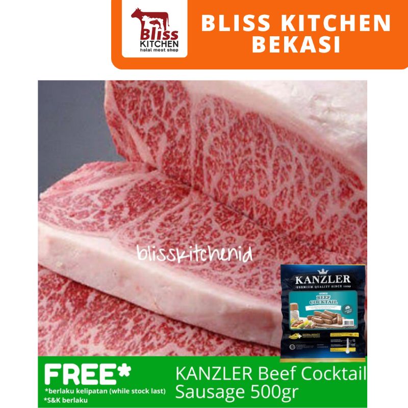 Jual Japanese Wagyu Beef Sirloin A5 / A4 Steak 1cm 200gr Shopee Indonesia
