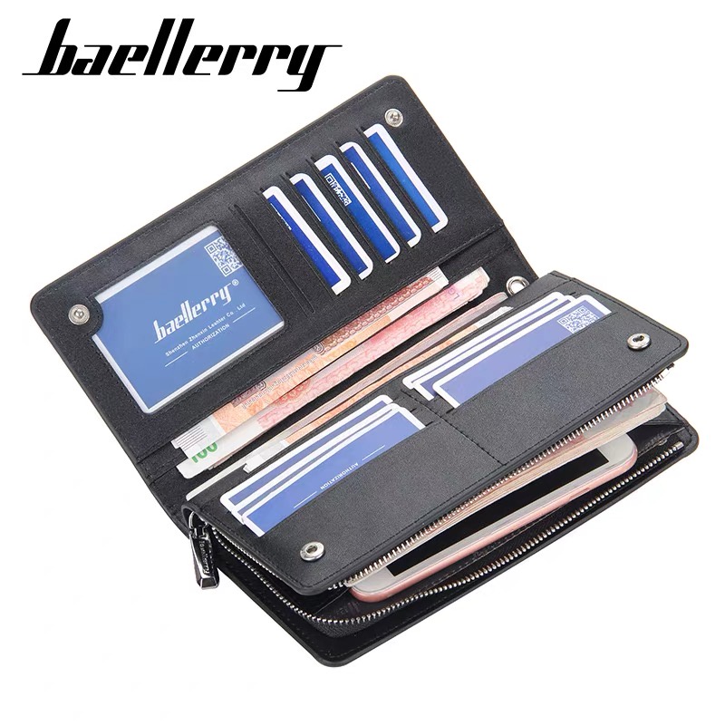 Dompet Cowok BAELLERRY Dompet Panjang Pria Dompet Import MEN