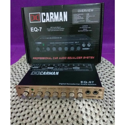 PARAMETRIK EQUALIZER KARAOKE CARMAN EQ7