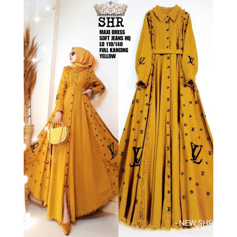 Maxi Dress Full Kancing by SHR