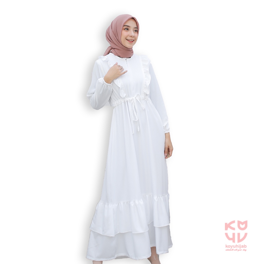 Koyu Hijab L.Zara Cela Dress Premium