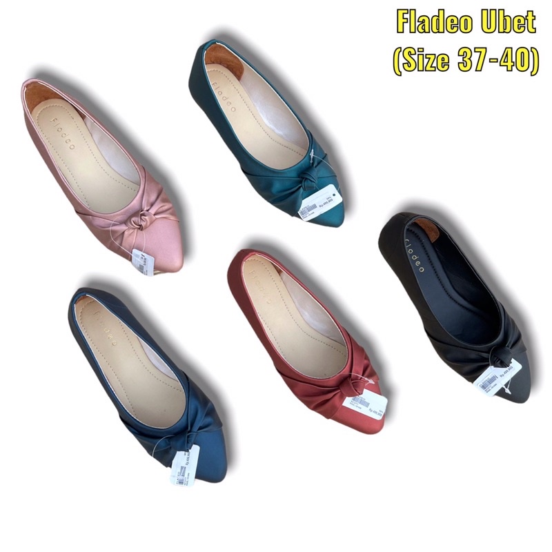 Sepatu Flat Fladeo Merk Matahari / Wedges Fladeo / Flat Shoes Fladeo / Flat Shoes Untuk Ke Kantor / 