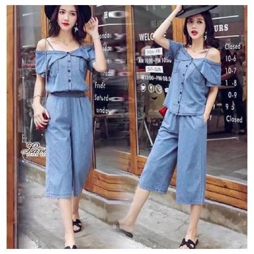 SETELAN BAJU WANITA SABRINA KULOT BAJU KULOT CEWEK BAJU CEWEK KEKINIAN