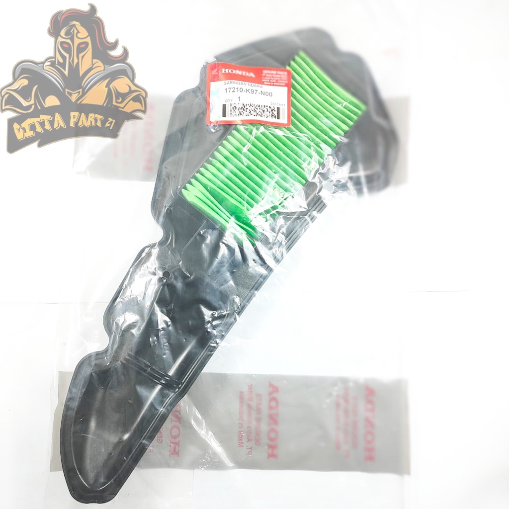 FILTER UDARA SARINGAN UDARA HONDA K97 KUALITAS ASLI ORIGINAL HONDA AHM AWET DAN DIJAMIN MANTAP / FILTER UDARA PCX / FILTER UDARA PCX 150 / SARINGAN UDARA PCX / SARINGAN UDARA PCX 150