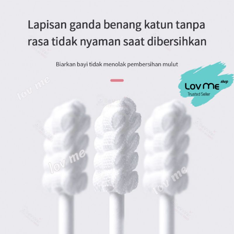 Kuru Baby Oral Cleaner - Pembersih Lidah Gigi Gusi Mulut Bayi