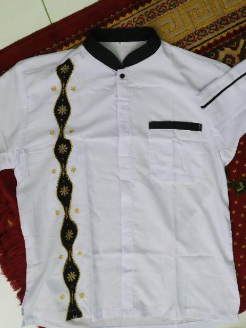 Koko Putih Series ,koko Ramadhan &  Lebaran , Koko Batik Kombinasi , Seragam Batik Pekalongan