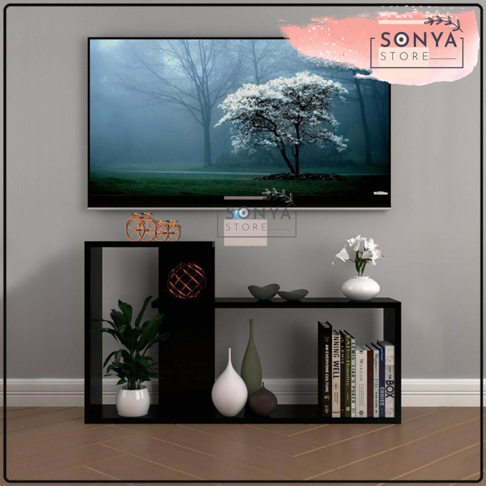 Hiasan Meja - Rak Tv Dinding Minimalis Meja Tv Dekorasi Rumah Hiasan Serbaguna