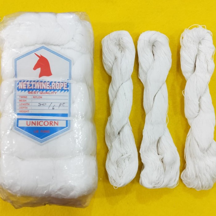 Benang Katun Unicorn Putih No. 6 Kiloan