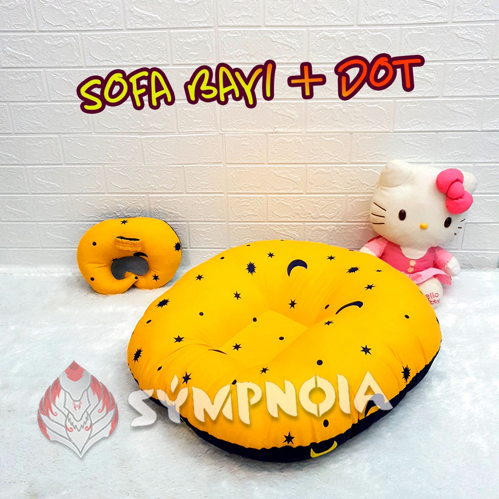 Sofa Bayi Multifungsi + bantal dot