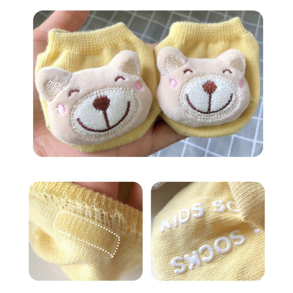 (Pimenova) Kaos kaki bayi 4d lucu / kaos kaki 4D antislip bayi / kaos kaki bayi unisex.