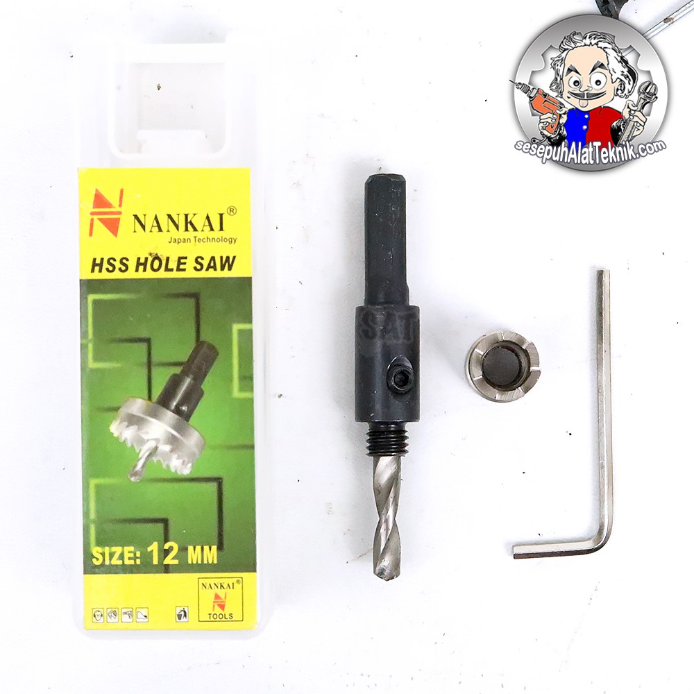 Hole Saw HSS 12mm NANKAI