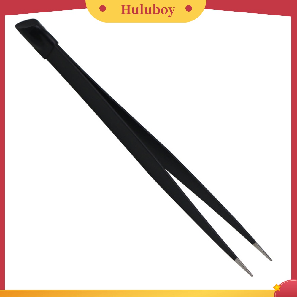 Huluboy Huluboy♡ Pinset Stainless Steel Kepala Ganda Untuk Mengambil Berlian Imitasi Nail Art