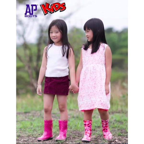 MitraRR Sepatu Boot Anak AP BOOTS Kids 2012 NEW Cewek Rain Boots Mitra RR