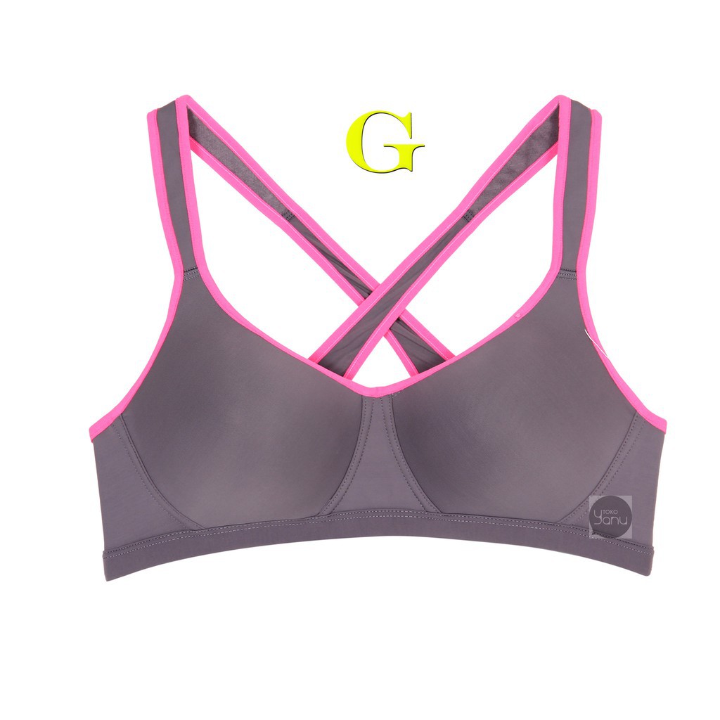 SCALEN | SIZE 34B | SPORT BRA Tanpa Kawat 889 | Busa Standard