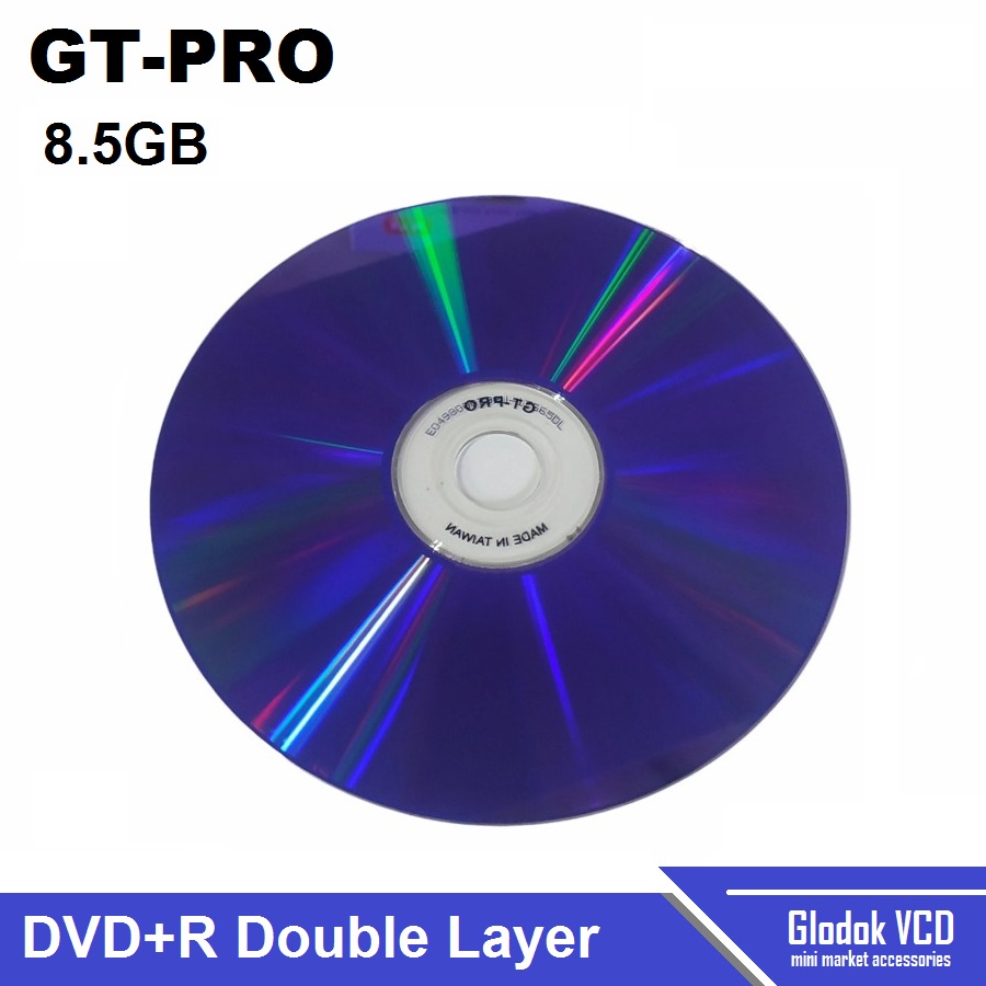 GT-Pro DVD+R DL 8x Double Layer DVD Kosong Disc Blank