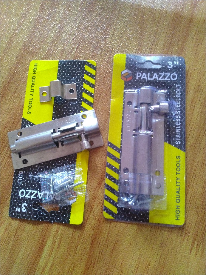 Grendel Palazzo 3 Inch Kunci Slot Pintu Plat Stainless