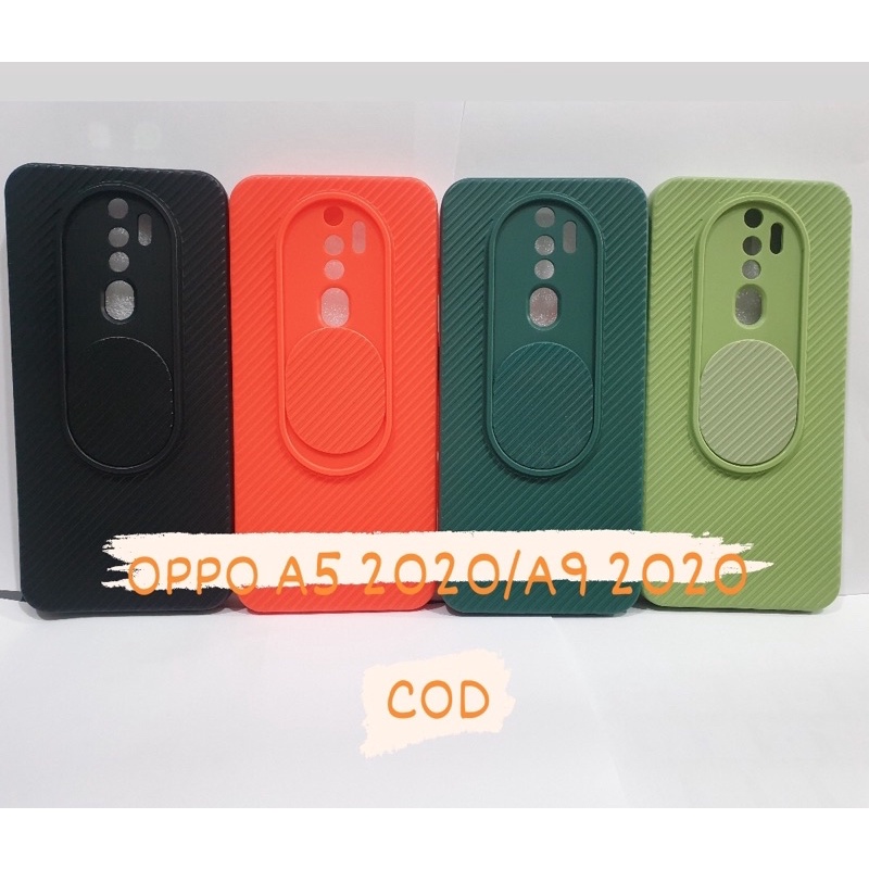 CASE OPPO A5 2020/A9 2020 -SOFCASE SLIDE OPPO A5 2020/A9 2020 PELINDUNG KAMERA CASE-BENUA DUNIA