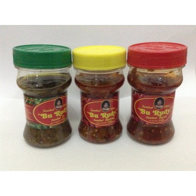 

Paket Hemat Sambal Bu Rudy MIX (Bawang, Terasi, Hijau)