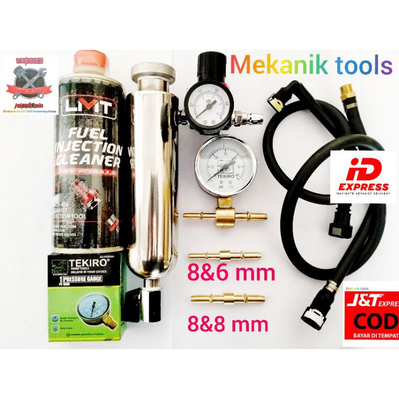 Jual Alat Tabung Infus Servis Injeksi Injector Universal Tester Cek Tekanan Fuelpump Pressure