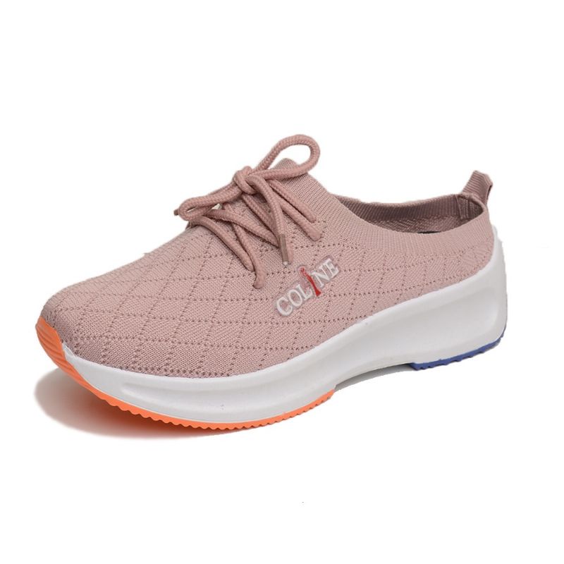 SEPATU WANITA SNEAKERS COLINE ORIGINAL FLATSHOES SLIP ON SIZE IMPORT