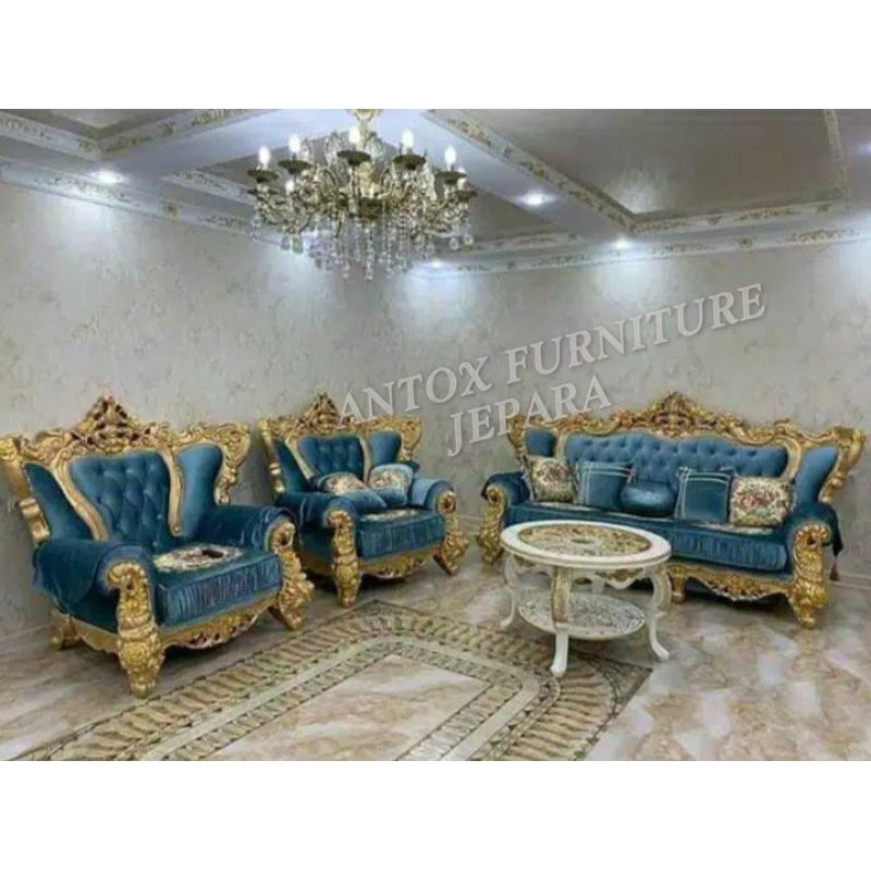 kursi tamu ukiran mewah mebel Jepara kursi sofa tamu Furniture jepara