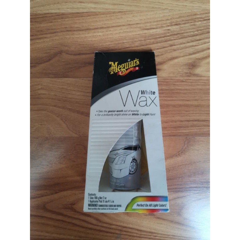 Meguiars White Wax 7OZ Wax Putih USA