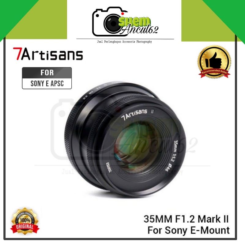 Lensa 7Artisan 35mm F1.2 Mark II 35mm f1.2 II for Sony E-Mount 7artisan