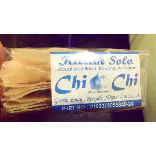 

Krupuk Karak Solo cap Chi Chi 100gr