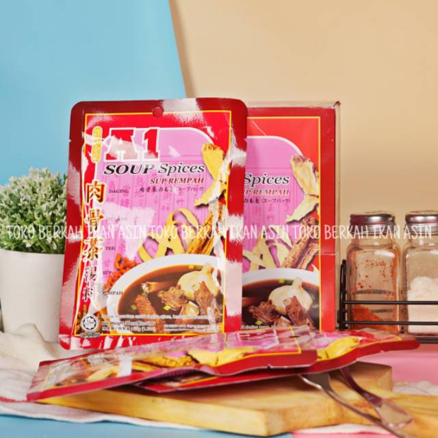 

A1 Bakut Teh Soup Spices Bak Kut Teh 35gr Halal / Bumbu Sup Rempah Herb Spices