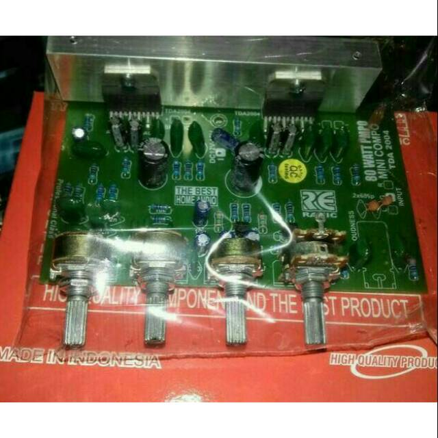 KIT AMPLI TDA2004 TDA 2005 STEREO BTL