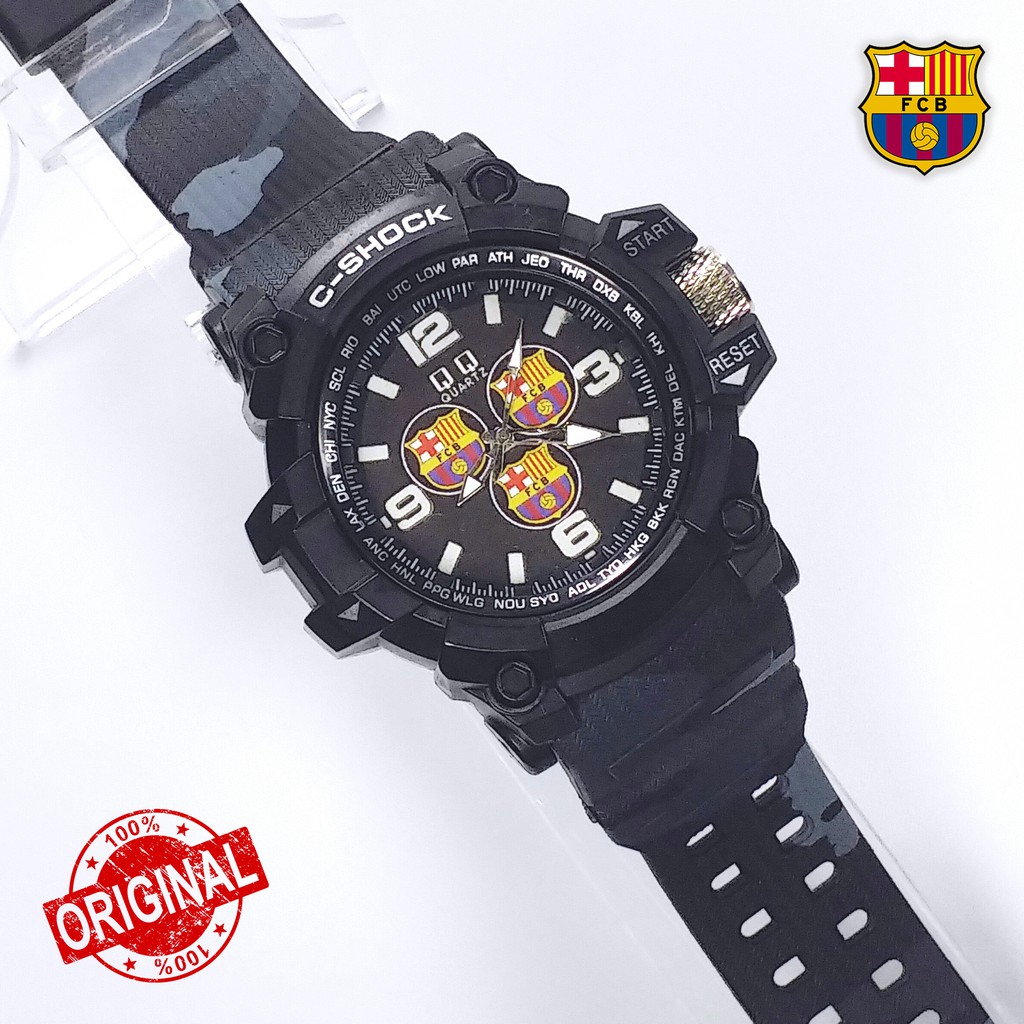 [SPECIAL EDITION] Jam Tangan Barcelona FC Army Hitam