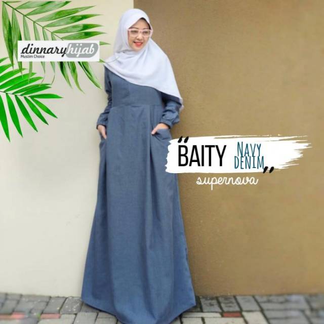 GAMIS BAITY DINNARY HIJAB II BAHAN SUPERNOVA