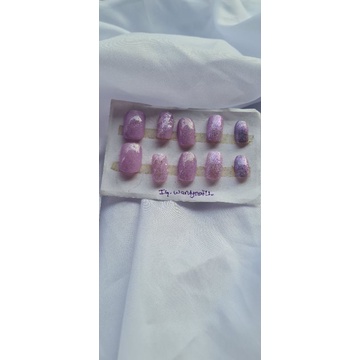 BTS ARMI inspired nail art