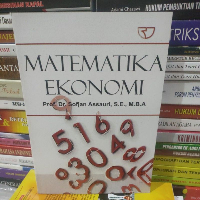 

matematika ekonomi by sofjan assauri