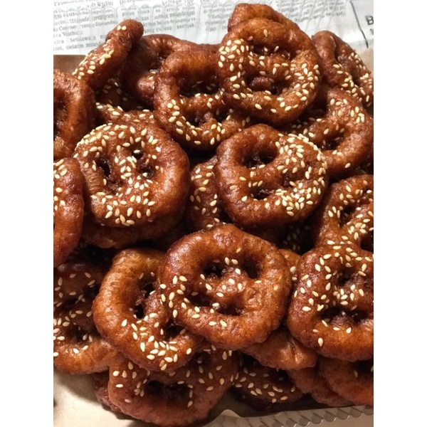 

kue cincin wijen