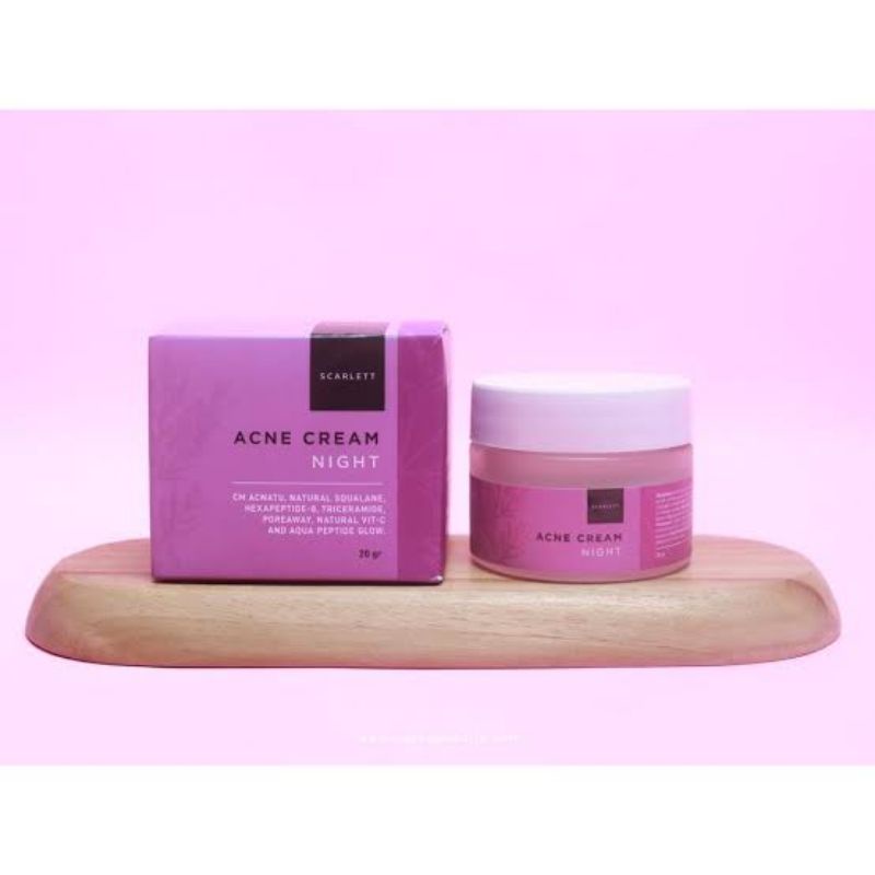 SCARLETT NIGHT CREAM ACNE