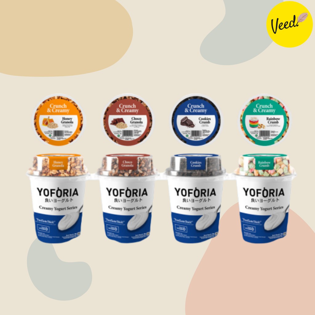 Yoforia Yogurt Creamy Crunch Series Topping