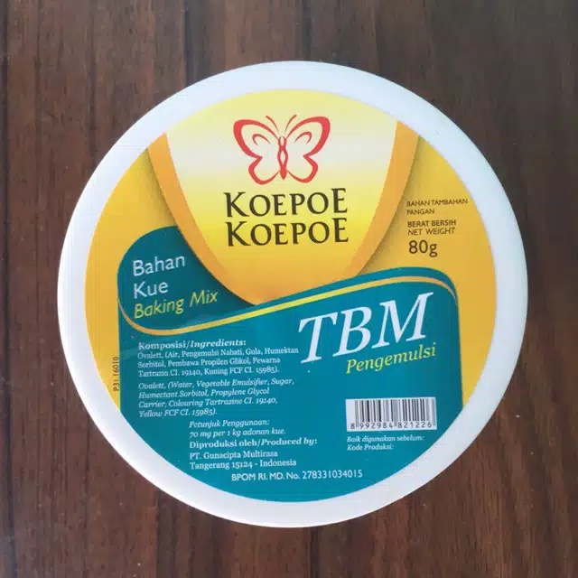 

Pengemulsi kupu kupu TBM 80 gram (BESAR)