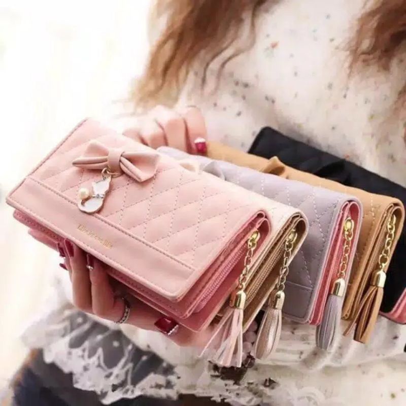 Dompet Lipat Wanita Murah / Dompet Wanita Panjang