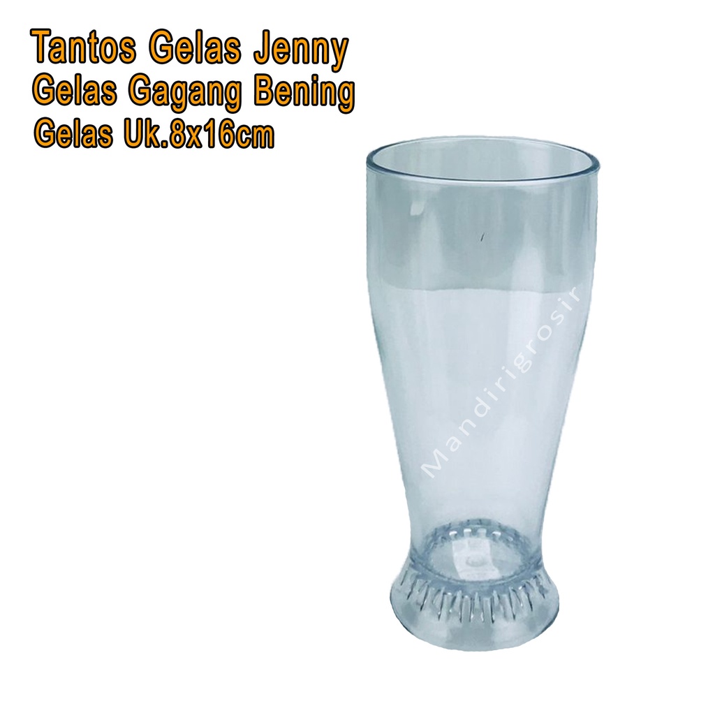 Gelas Jenny *Tantos * Gelas Bening * Gelas 8035