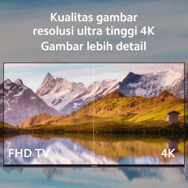 Xiaomi TV A2 43&quot; Layar 4K UHD Dolby Vision HDR Android Mi - RESMI TAM