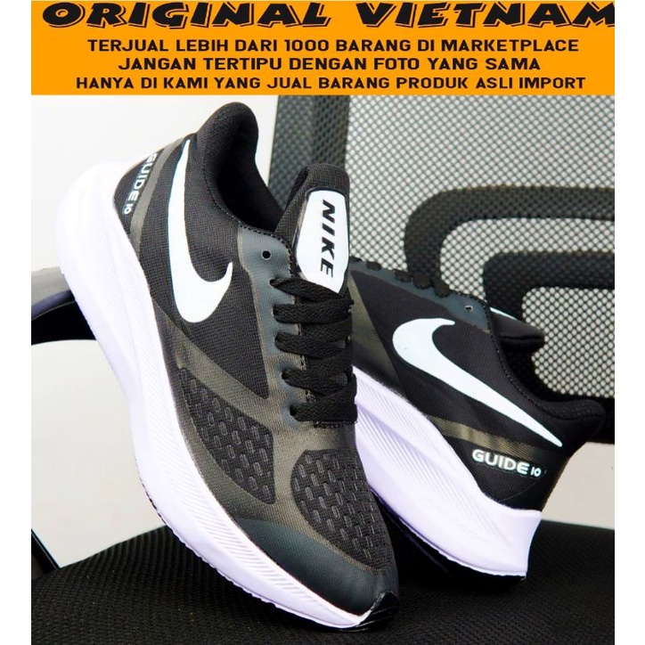 100% PREMIUM SEPATU RUNNING PRIA - SEPATU LARI PRIA - SEPATU SNEAKERS PRIA NIKE ZOOM GUIDE 10 SIZE 38-44