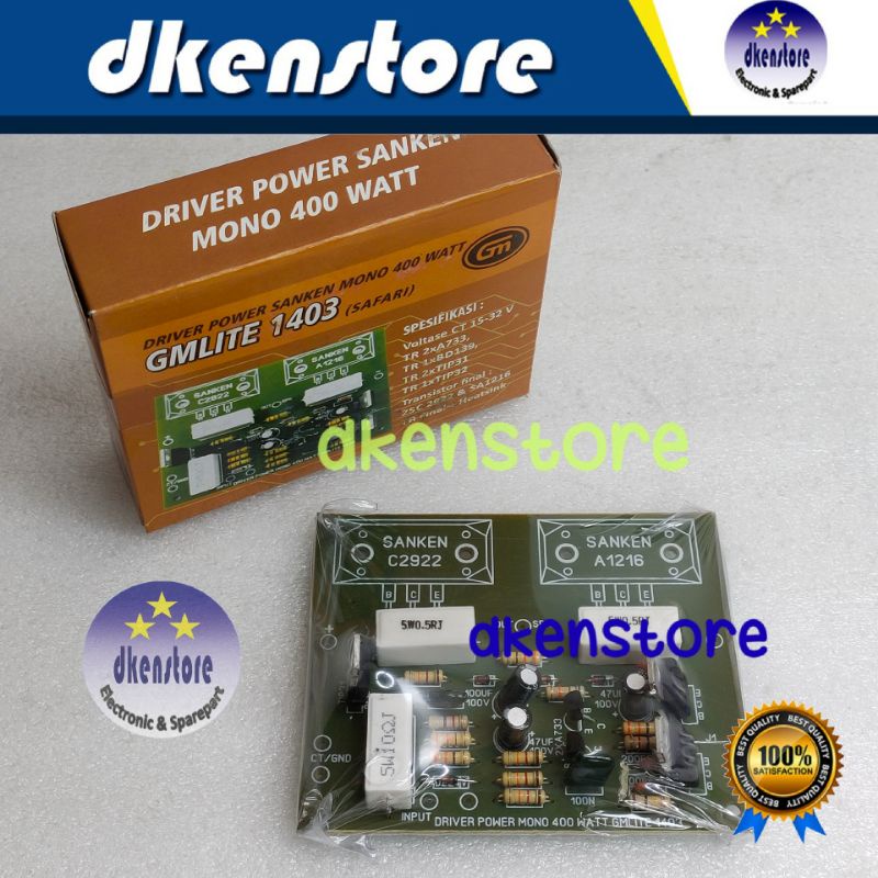 Kit Driver Power sanken Mono 400w Gmlite 1403