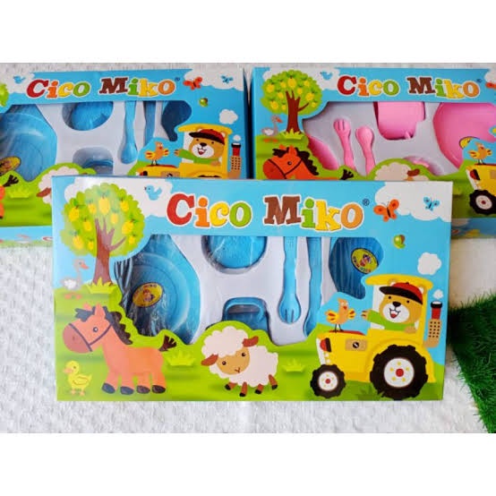 Tempat Makan Baby CICO MIKO - 1 set - produk Original