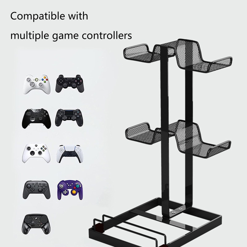 Btsg Controller Display Holder Stand Gamepad Metal Desktop Storage Organizer Bracket Untuk Switch///Untuk PS3