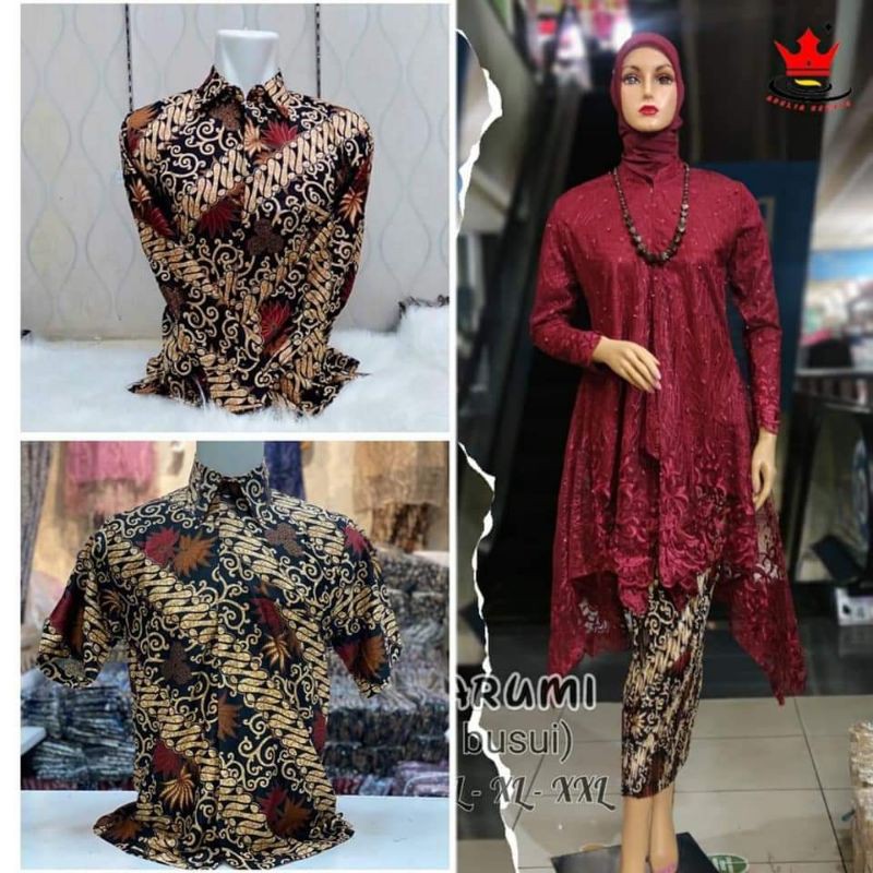 COUPLE KEBAYA BUSUI/COUPLE TUNANGAN/KEBAYA TUNIK TULLE/